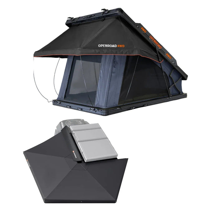 OPENROAD | Aluminum Hard Shell Roof Top Tent-PeakRoof LT V2 Series