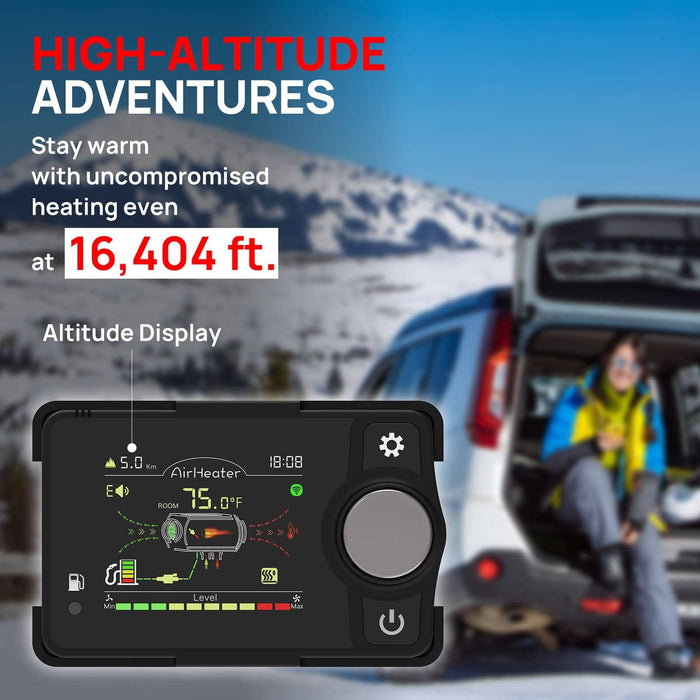 TURBRO | Arcade H8BP Diesel Heater, 8kW Triple Power, All-in-One Compact