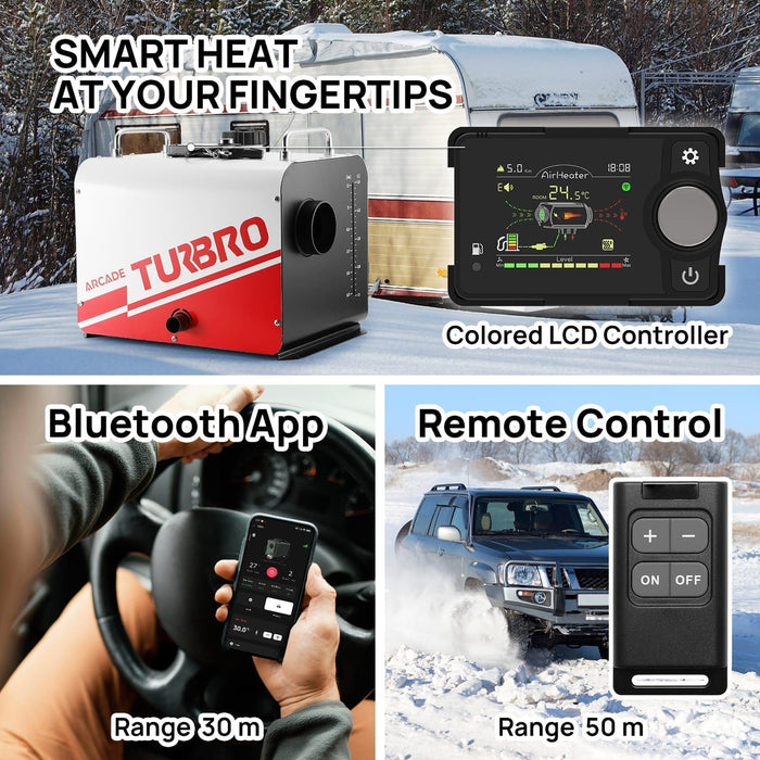 TURBRO | Arcade H8BP Diesel Heater - European version