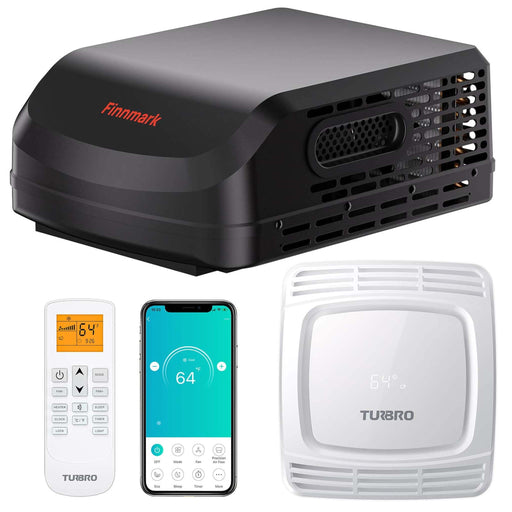 TURBRO | Finnmark 15,000 BTU Rooftop RV Air Conditioner R32