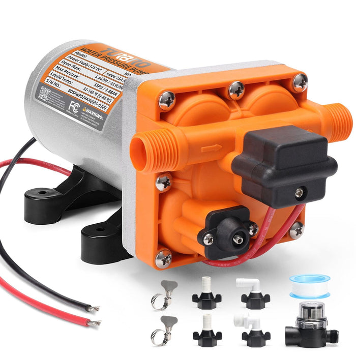 TURBRO | Rotorua RV Diaphragm Water Pressure Pump