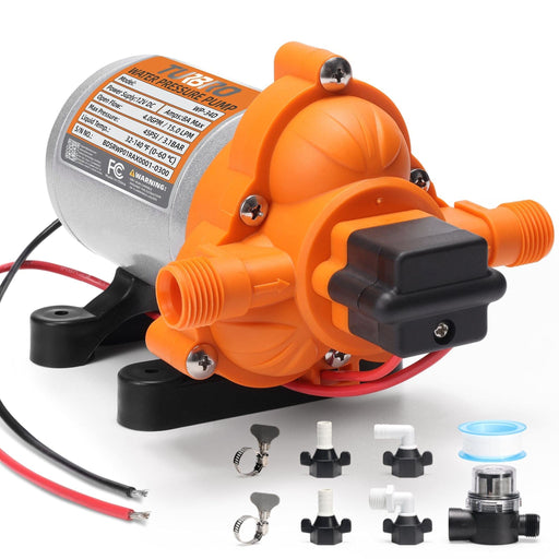 TURBRO | Rotorua RV Diaphragm Water Pressure Pump