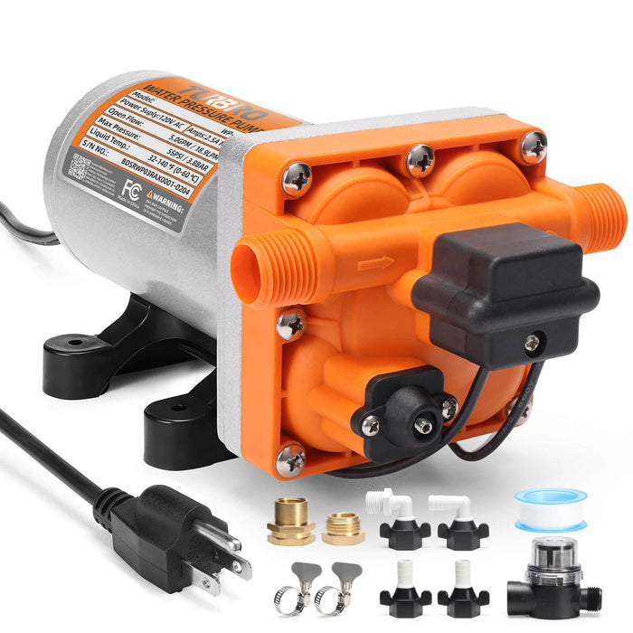 TURBRO | Rotorua RV Diaphragm Water Pressure Pump