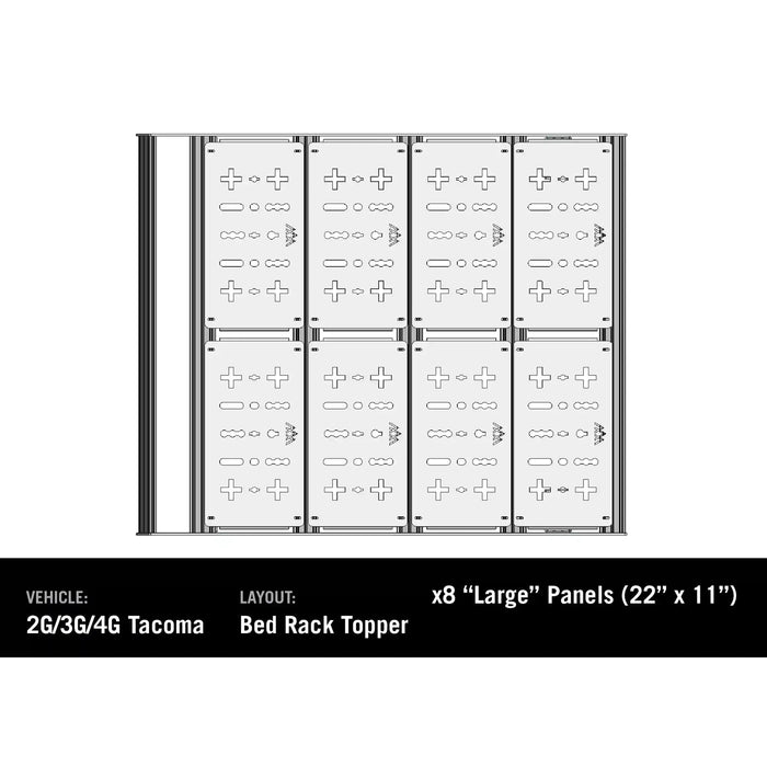 Toyota Tacoma Bed Rack - DRIFTR Topper Add-on