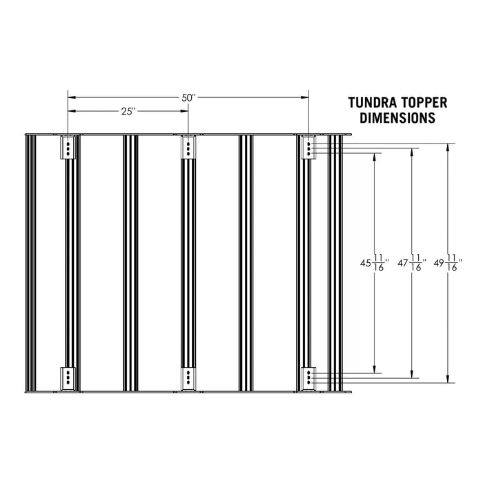 Toyota Tundra Bed Rack - DRIFTR Topper Add-on