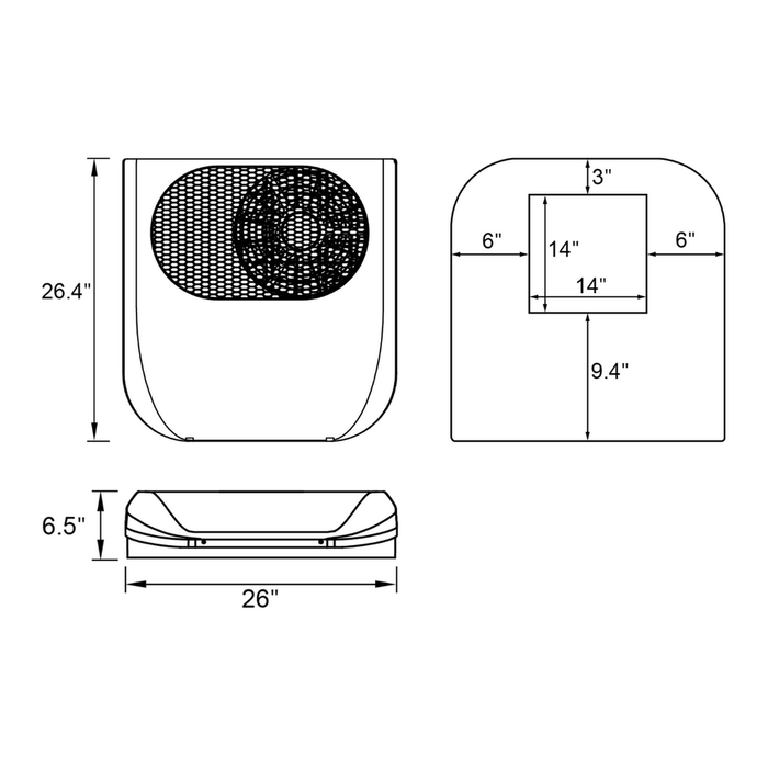 Velit | 2000R Mini Rooftop Air Conditioner