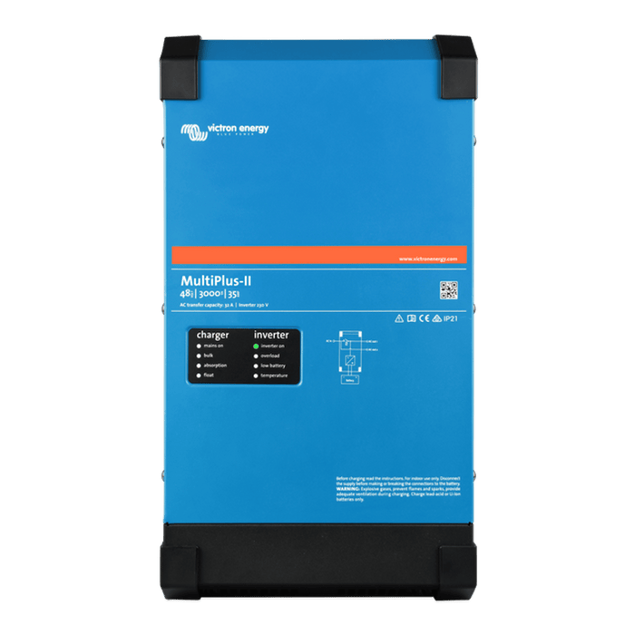 Victron | MultiPlus-II 48/3000 | 48V Input | 3000VA Output 120V | 35A Charger | Transfer Switch