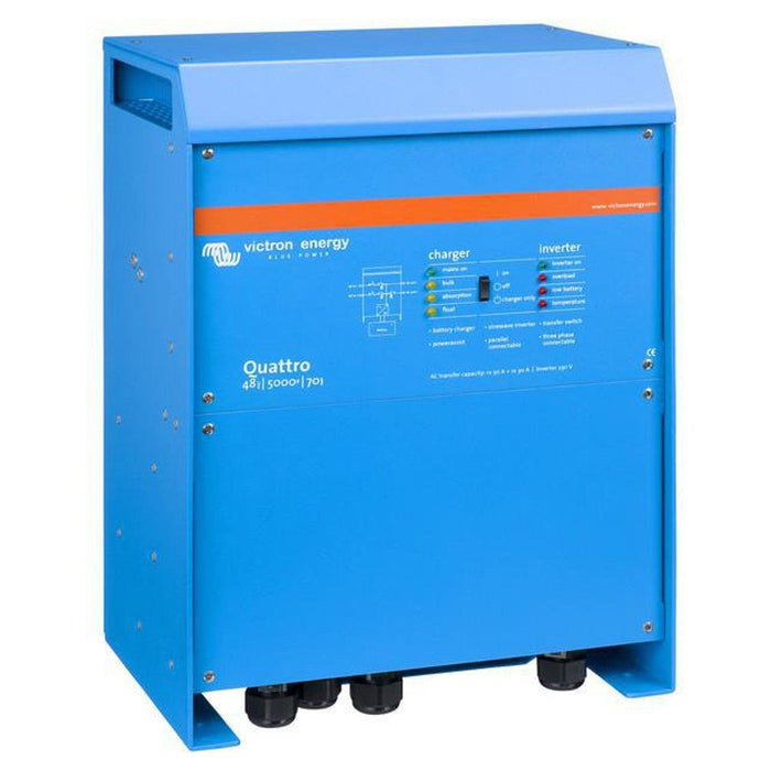 Victron | Quattro 48/5000 | 48V Input | 5000VA Output 120V | 70A Charger | Transfer Switch