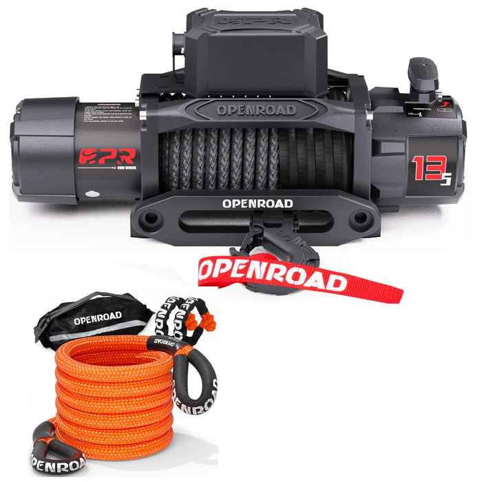 OPENROAD | 13,500lbs electric winch with Synthetic Rope - Panther Series 3S