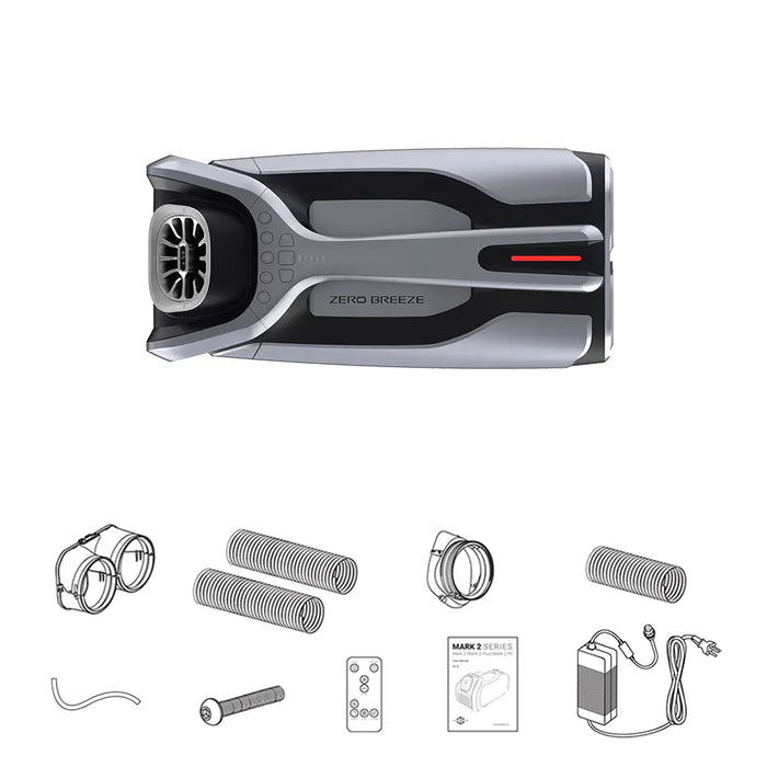 ZERO BREEZE | Mark 2 Portable Air Conditioner 2,300 BTU AC for Camping & RVs