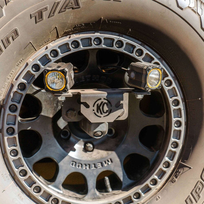 KC HiLiTES | Light Mount - Spare Tire Carrier - GEN6 2021+ Ford Bronco M12x1.5 Lug Nuts