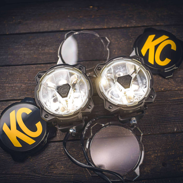 KC HiLiTES | Gravity® Titan™ 6" LED - Single Light - Wide-40 Beam
