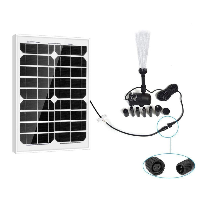 ACOPOWER | Solar Water Pump Kit-410GPH Submersible Pump and 20W Solar Panel