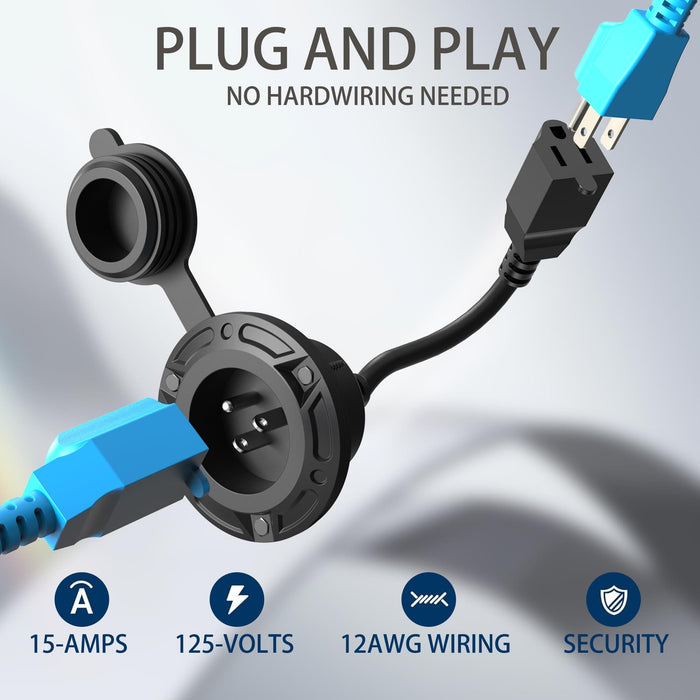 ACOPOWER |  15A AC Port Plug
