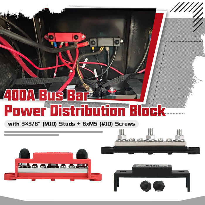 ACOPOWER | 400A Bus Bar Power Distribution Block
