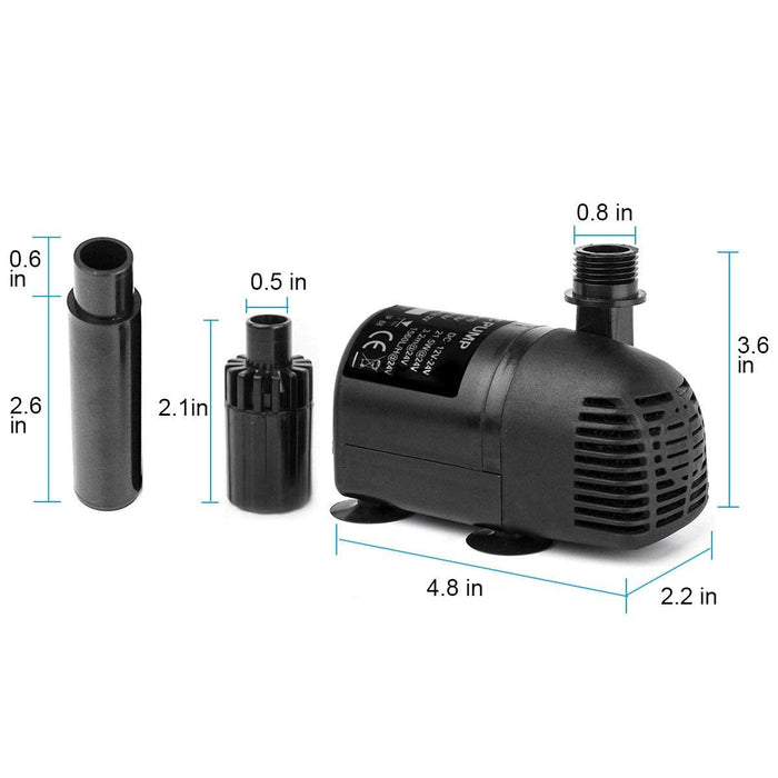 ACOPOWER | Solar Water Pump Kit-410GPH Submersible Pump and 20W Solar Panel