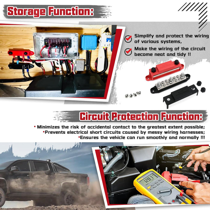 ACOPOWER | 400A Bus Bar Power Distribution Block
