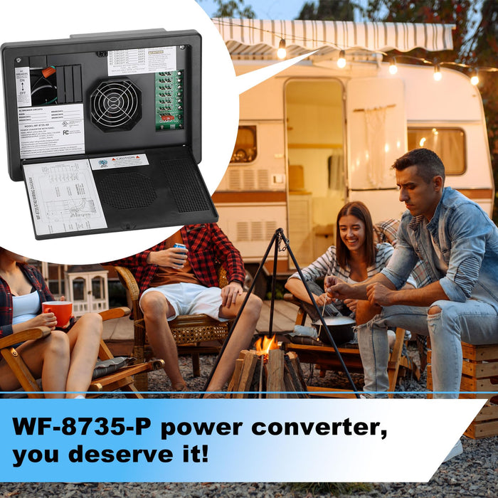 ACOPOWER |  30Amp Power Center Black