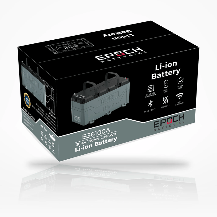 Epoch Batteries | 36V 100Ah LiFePO4 Marine Trolling Motor Battery