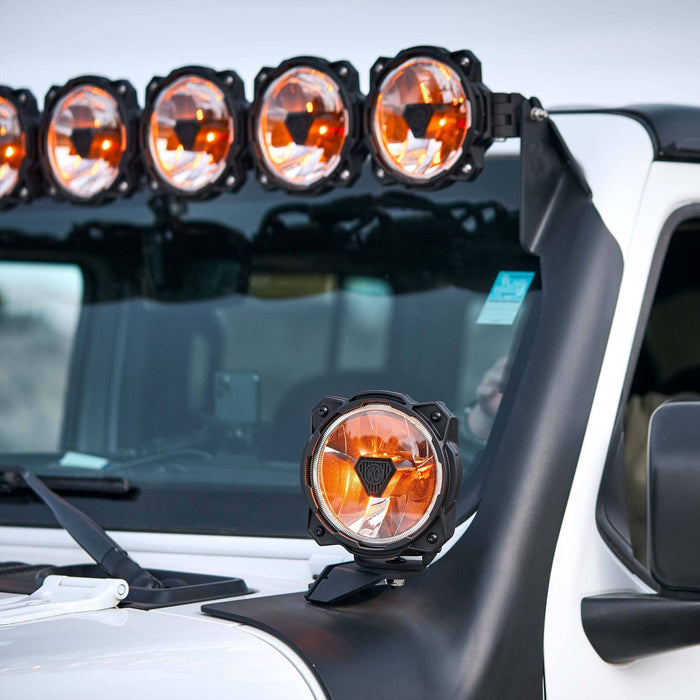 KC HiLiTES | Gravity® Titan™ 6" LED - Single Light - Spot Beam
