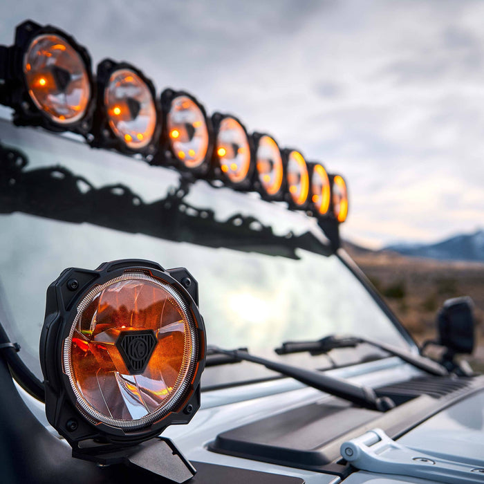 KC HiLiTES | Gravity® Titan™ 6" LED - Pair Pack - Spot Beam