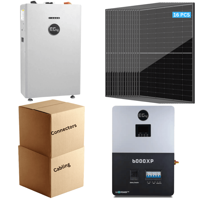 EG4 INDEPENDENCE PRO 7.04kW Solar + 16kWh Battery Complete Solar Off-Grid Kit