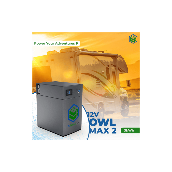 Big Battery | 12V OWL MAX 2 | LiFePO4 | 228Ah | 3.018kWh