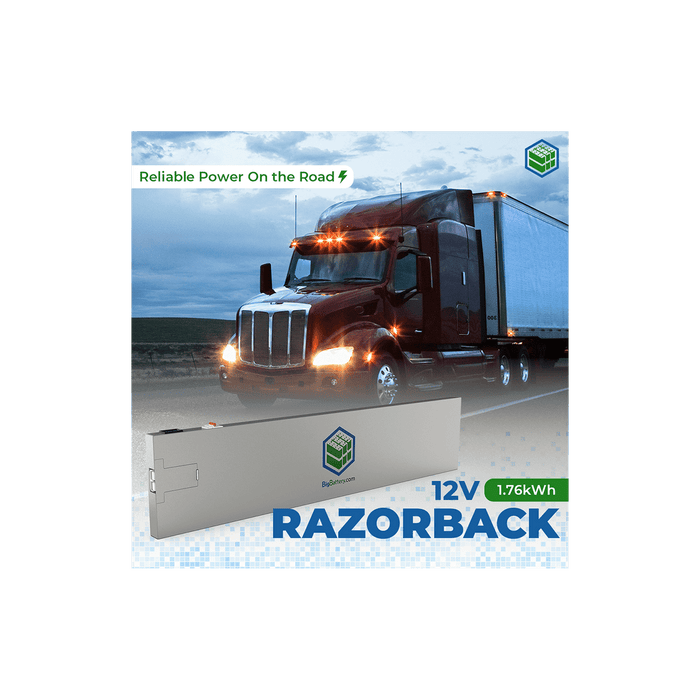 Big Battery | 12V RAZORBACK | LiFePO4 | 138Ah | 1.76kWh