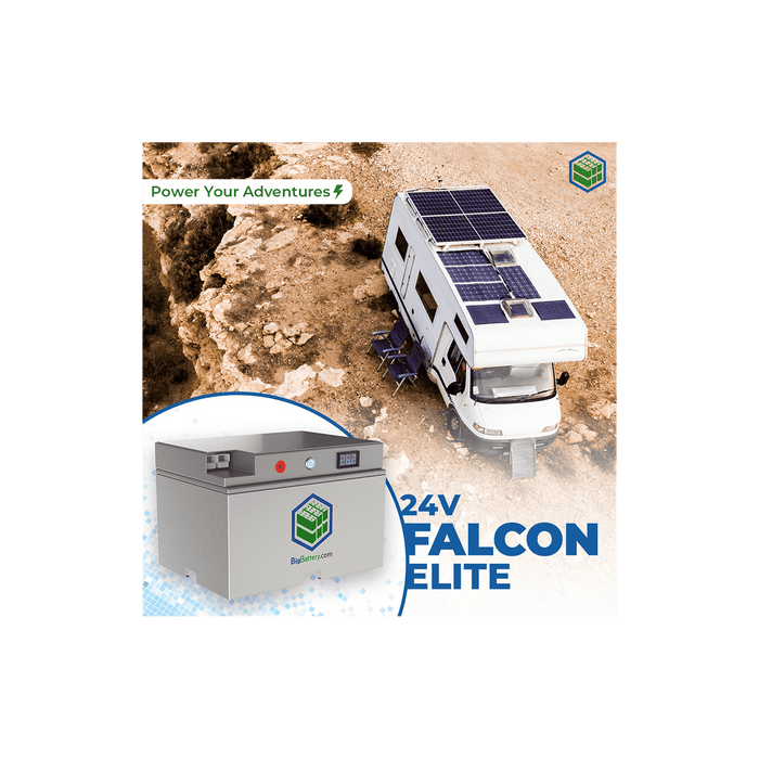 Big Battery | 24V FALCON ELITE | LiFePO4 | 122Ah | 3.1kWh