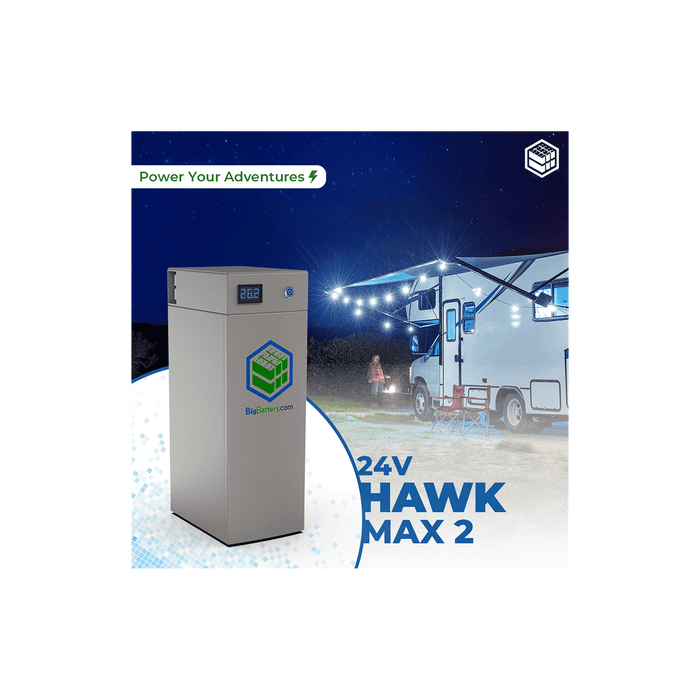 Big Battery | 24V HAWK MAX 2 | LiFePO4 | 228Ah | 5.8kWh