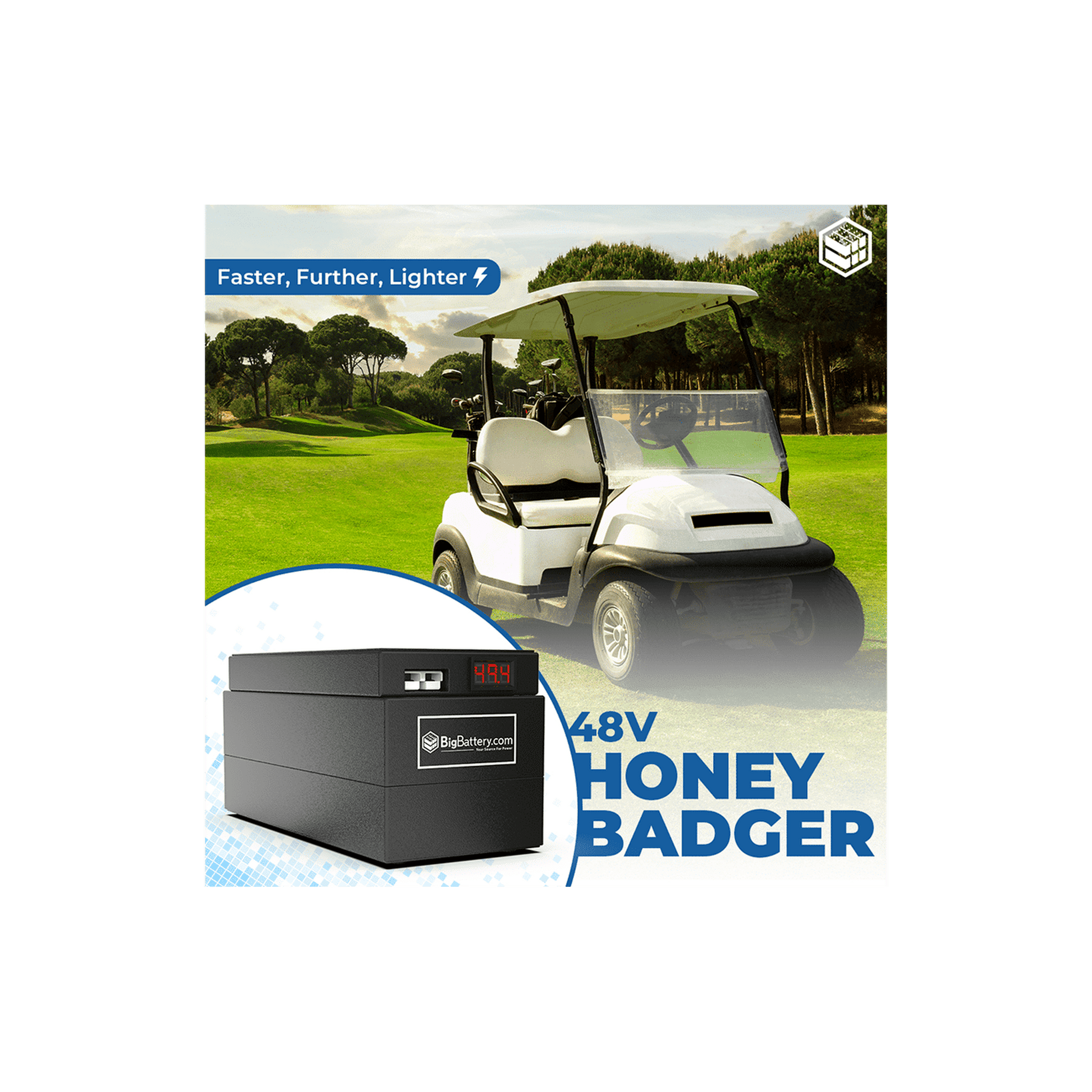 Big Battery 48V HONEY BADGER NMC 28Ah 1.2kWh — Solar Guys Pro