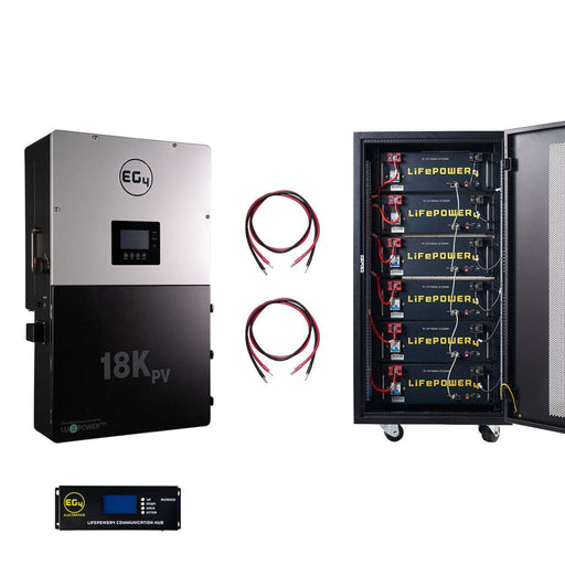 EG4 | 18KPV Hybrid Inverter System Bundle - 30.72kWH EG4 Lithium Powerwall