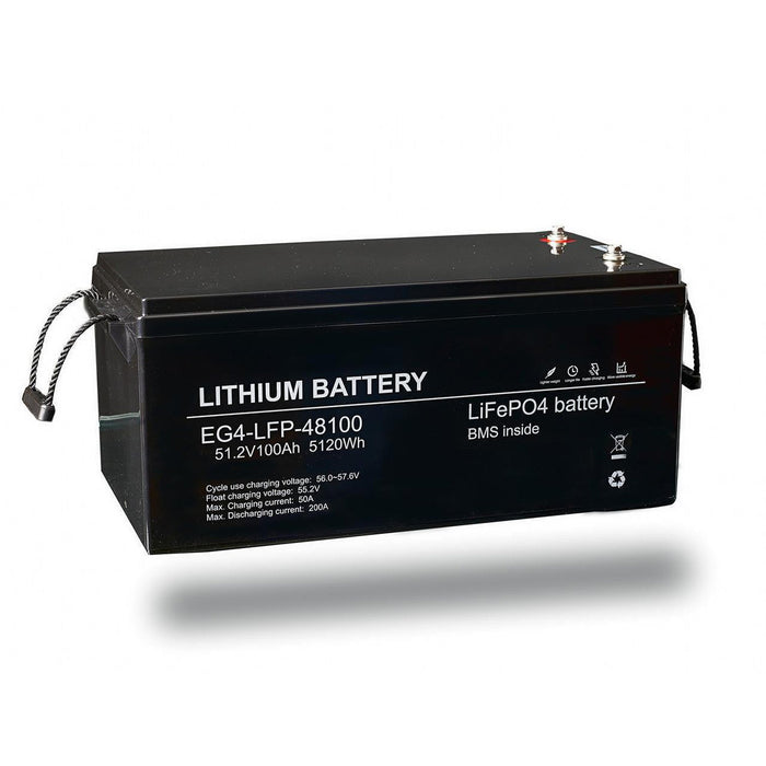 EG4 | WP Waterproof Lithium Battery | 48V 100AH | Bluetooth | 200A Output