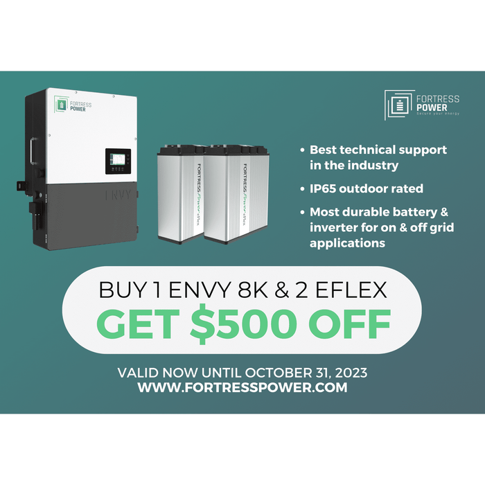 Fortress Power | FlexTower + 12k Inverter + eFlex Batteries