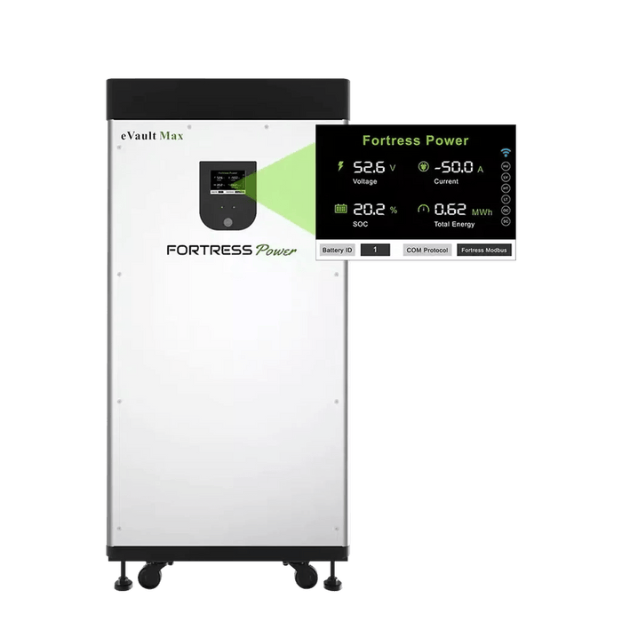 Fortress Power | eVault Max 18.5kWh LFP Battery