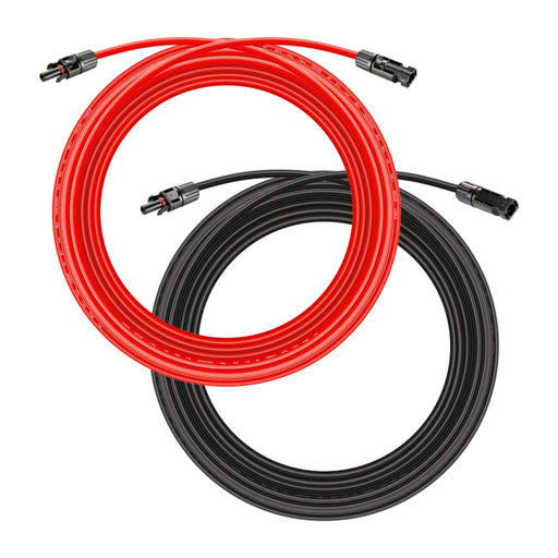 Rich Solar | 10 Gauge 30 Feet Solar Extension Cable and Parallel Connectors