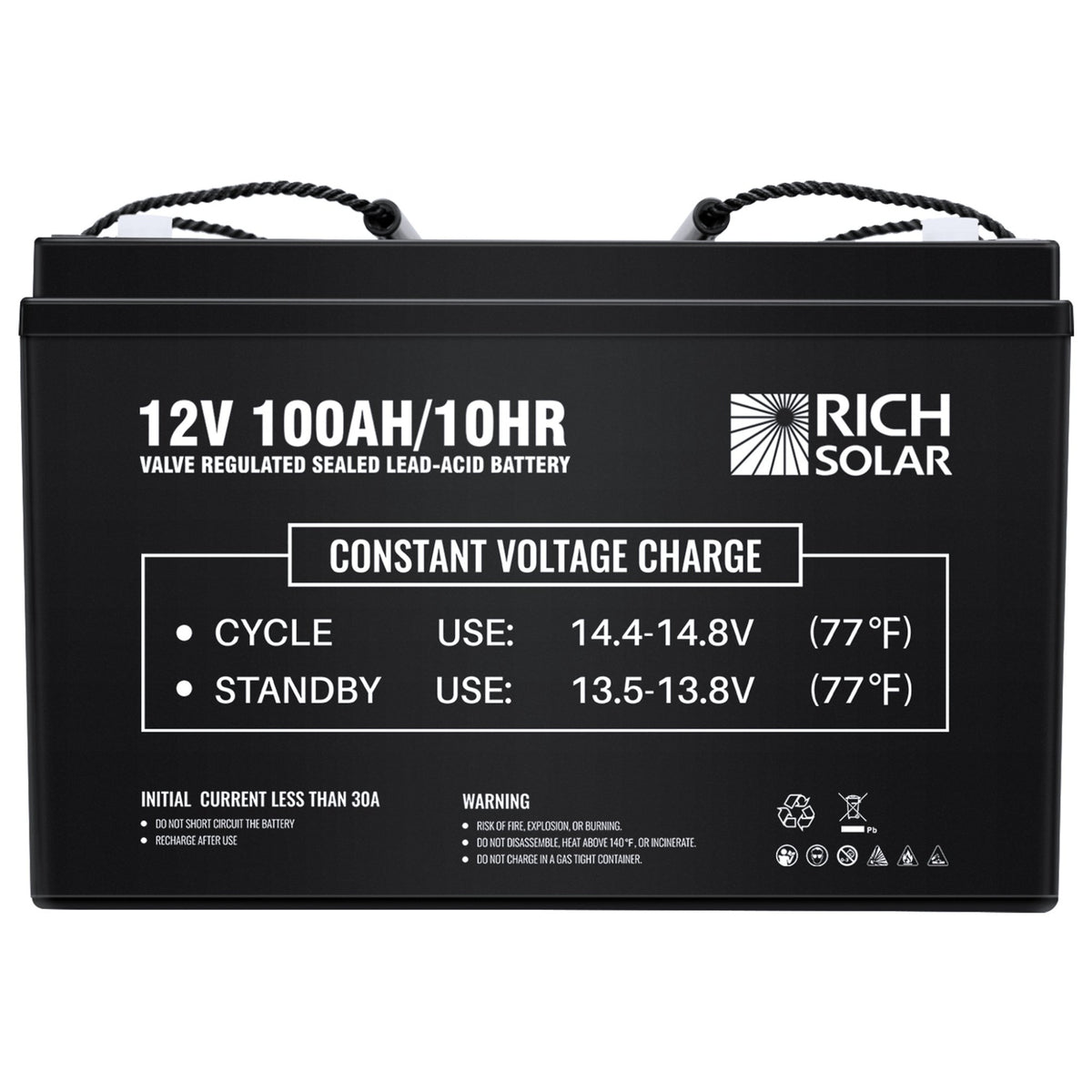 Rich Solar 12V 100Ah LiFePO4 Battery
