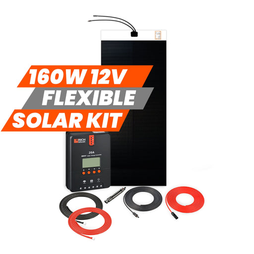 Rich Solar | 160 Watt Flexible Solar Kit