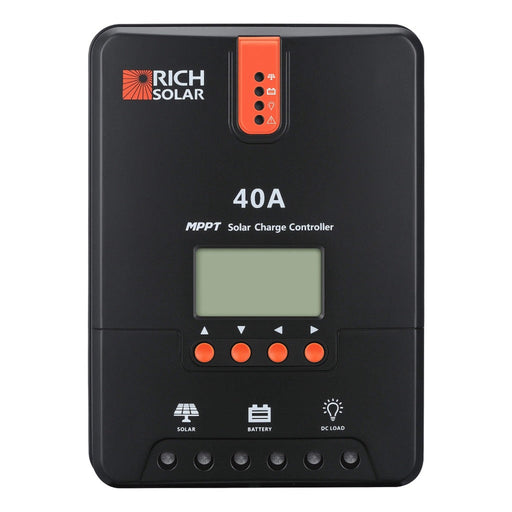 Rich Solar | 40 Amp MPPT Solar Charge Controller