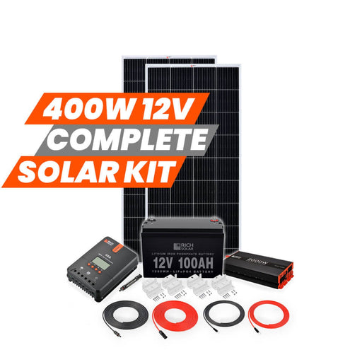 Rich Solar | 400 Watt Complete Solar Kit