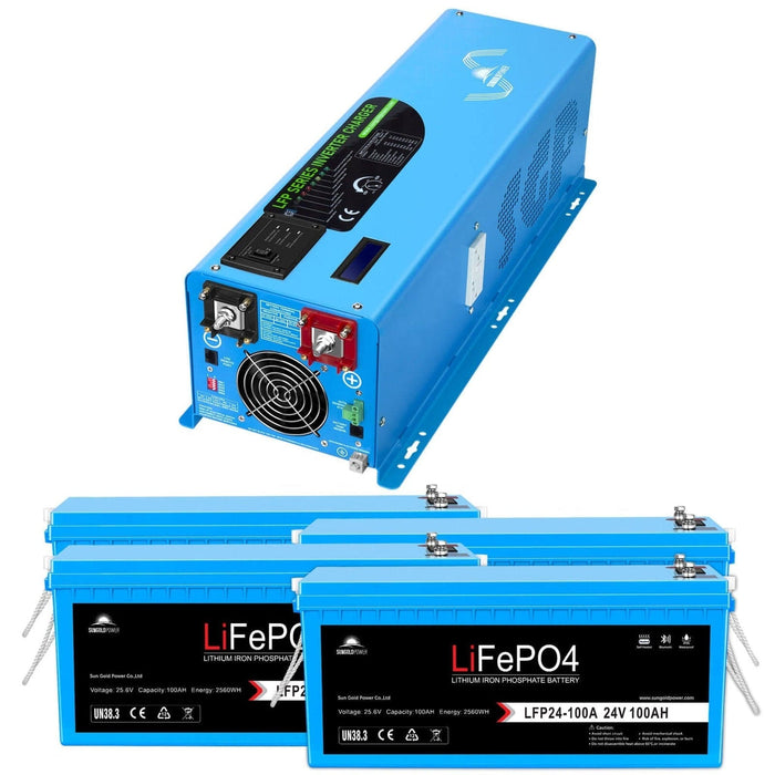 SunGoldPower | 6000W DC 24V Split Phase Pure Sine Wave Inverter With Charger image 16