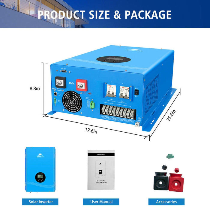 SunGold Power | 8KW Hybrid Solar Inverter UL1741 Standard