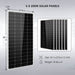 SunGold Power | Off-Grid Solar Kit 5000W 48VDC 120V 5.12KWH PowerWall Battery | 6x 200 Watts Solar Panels