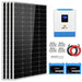 SunGold Power | Solar Kit 3000W 24V Inverter 120V output Lithium Battery | 800 Watt Solar Panel