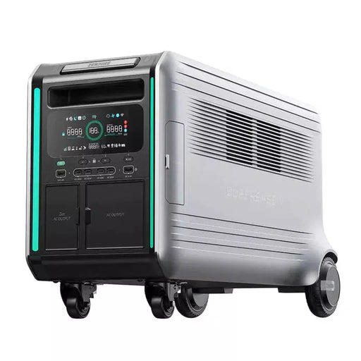 Zendure | SuperBase V4600 3600W 120/240V Portable Power Station Kit | 800W-1600W Rigid Mono Solar Panels